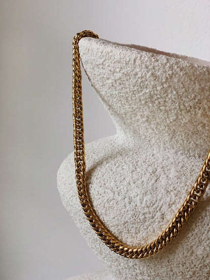 Cubic Chain Necklace Gold