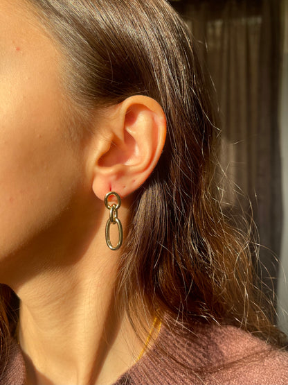 Rounded Chain Earrings