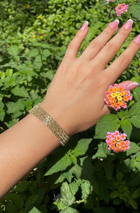Bling Bling Thick Bangle