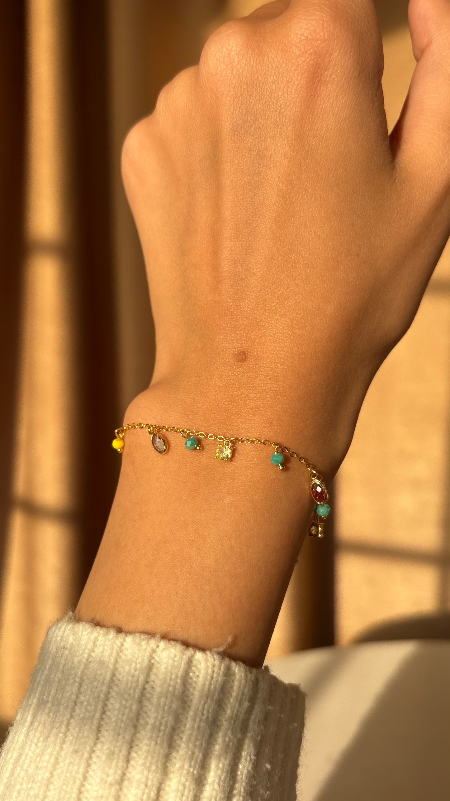 Colored Beaded Bracelet