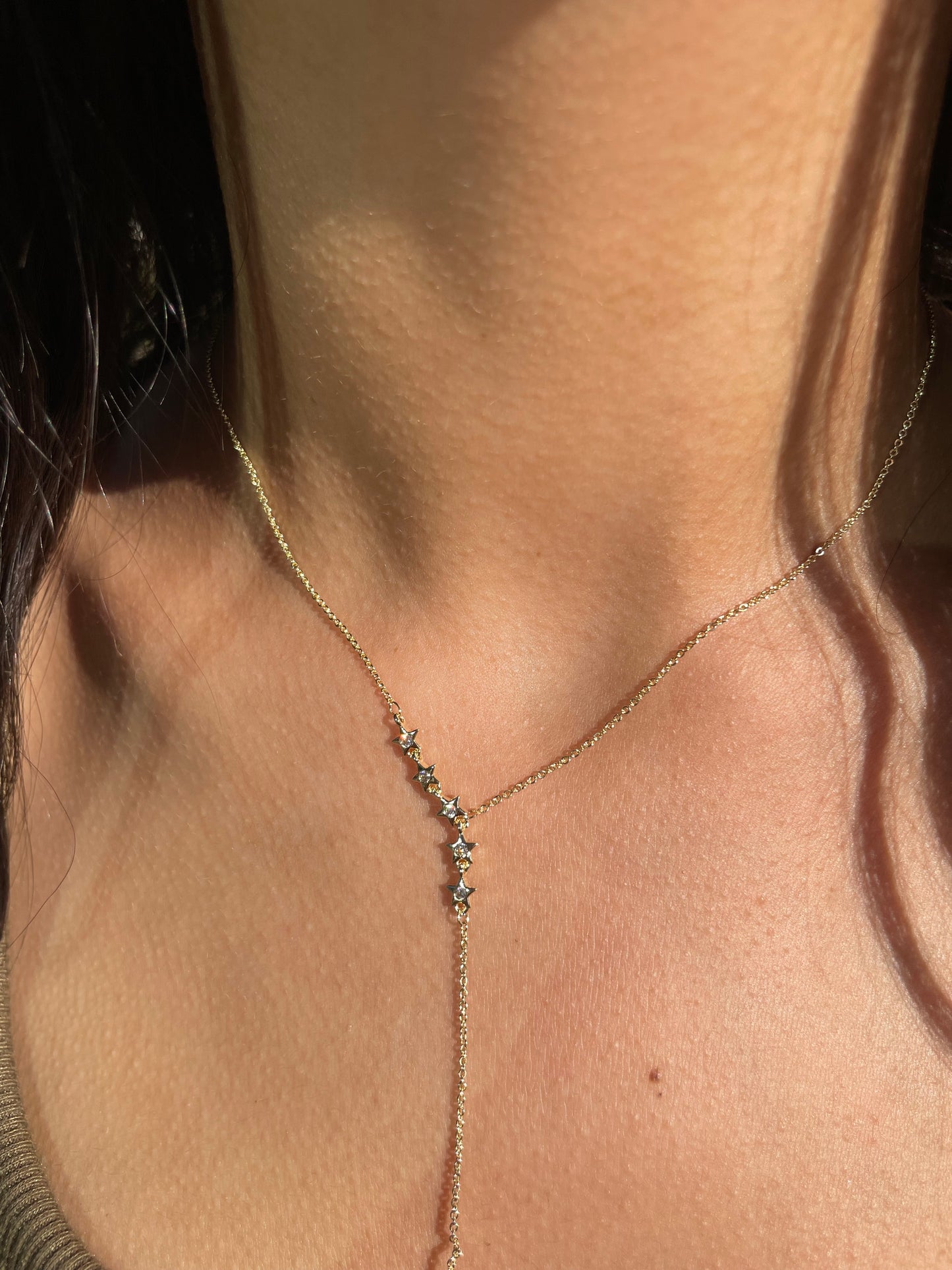 Mini Stars Drop Necklace