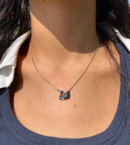 Black Swan Necklace