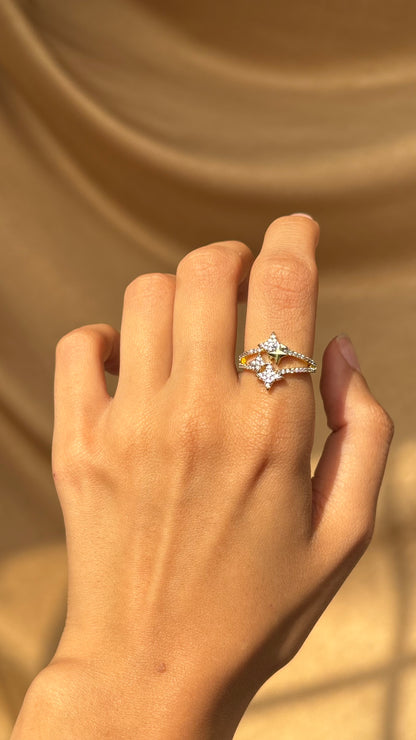 Stars Gold Ring