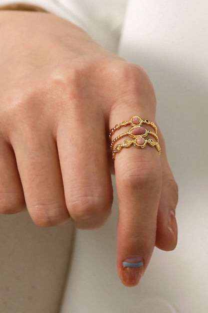 Pink Layered Ring