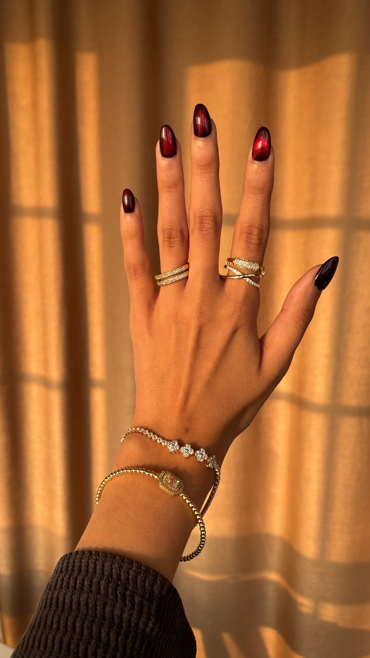 Duo Tennis Gold Ring