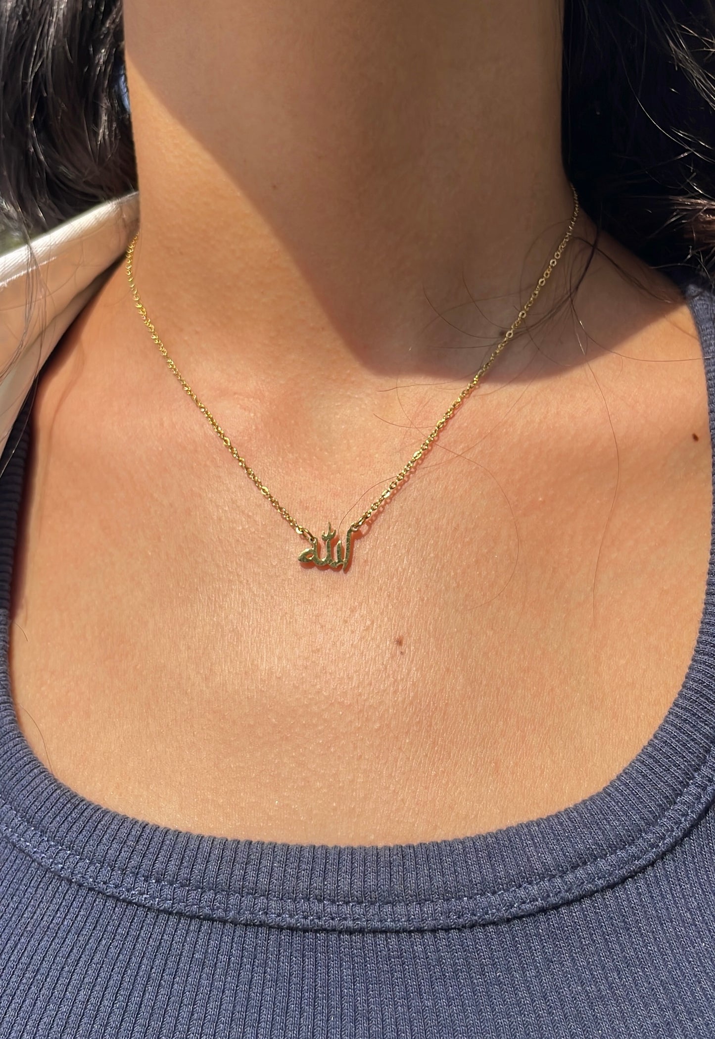 “Allah” Gold Necklace