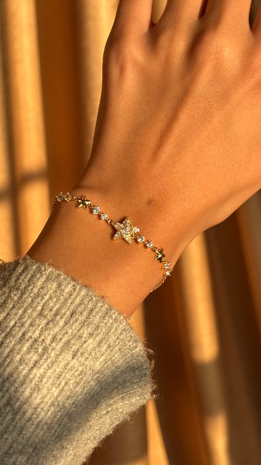 Stars glow bracelet
