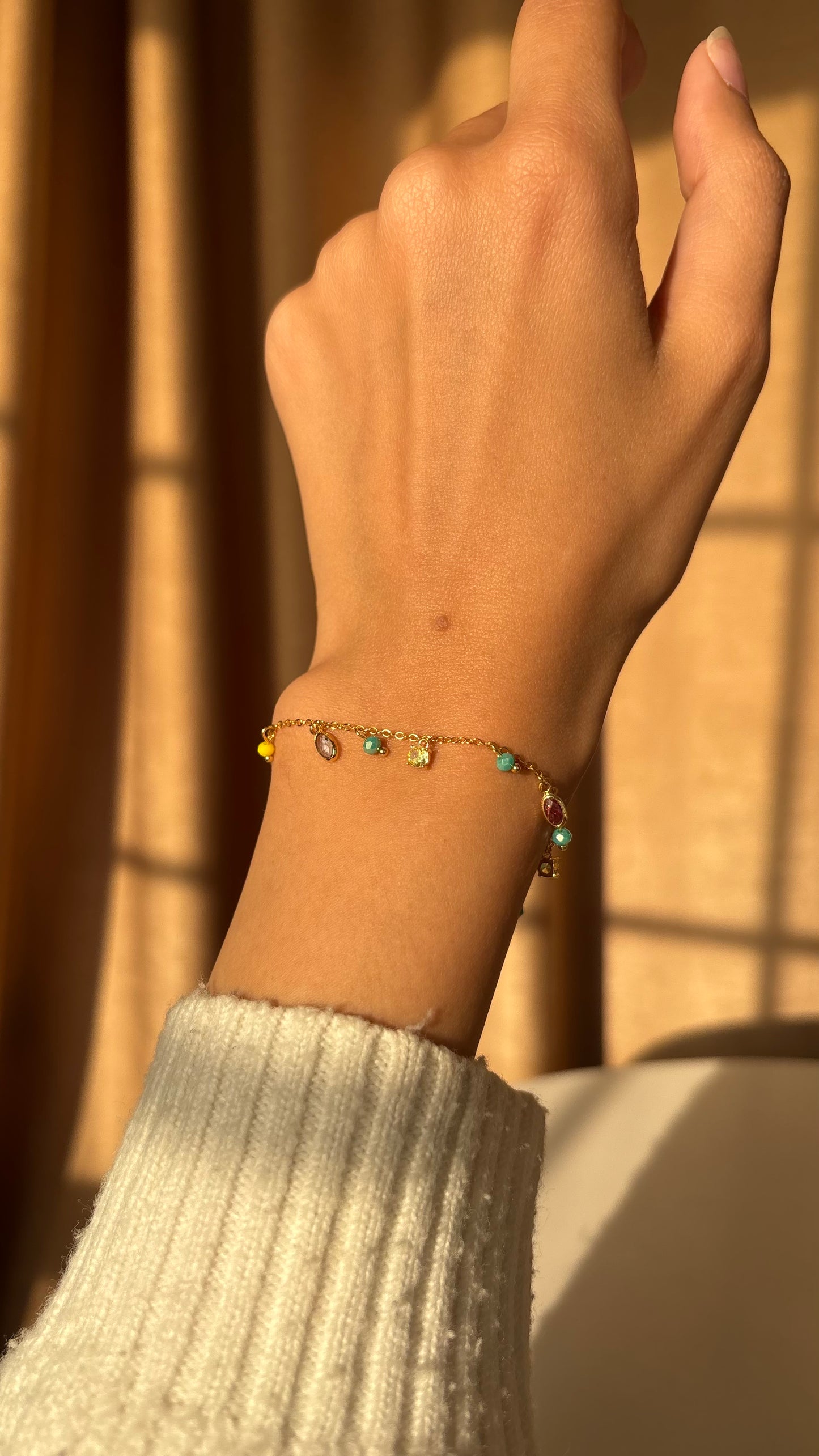 Colored Beaded Bracelet