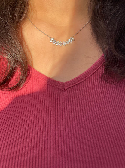 Calla Silver Necklace