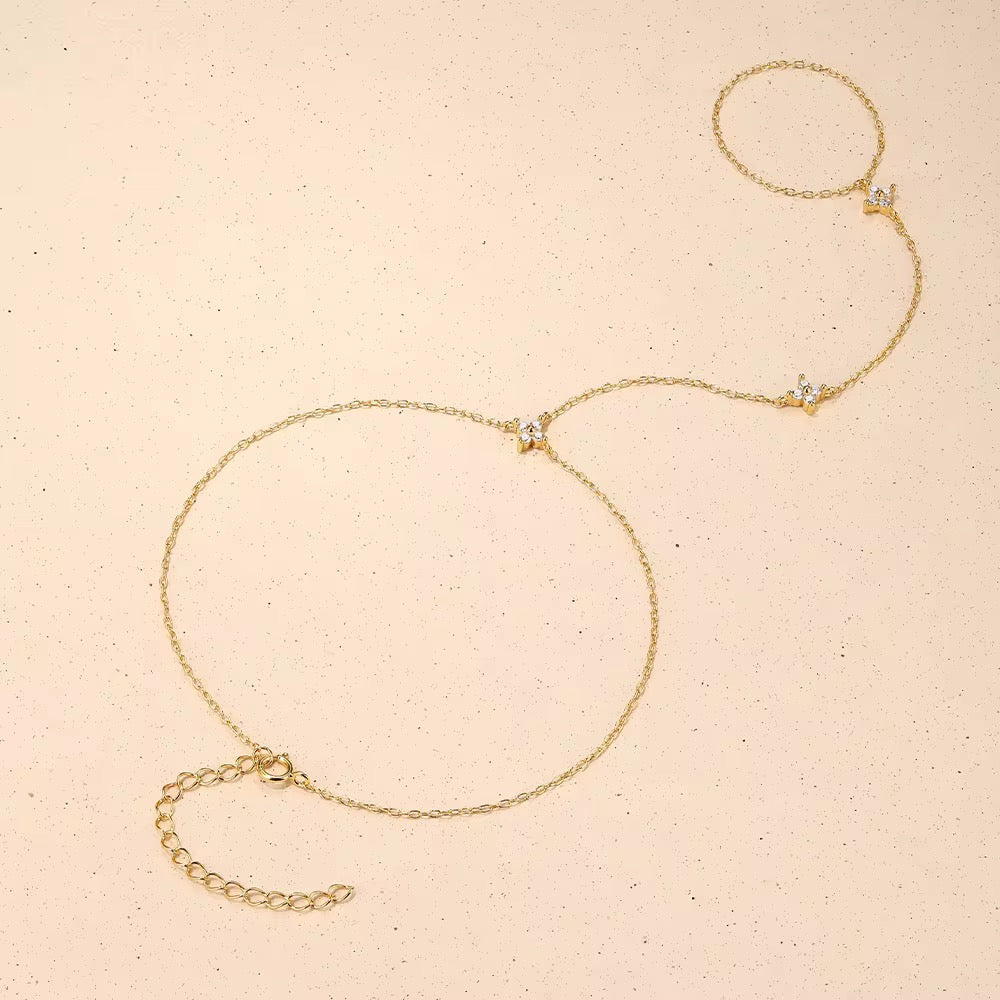 Amber Path Anklet