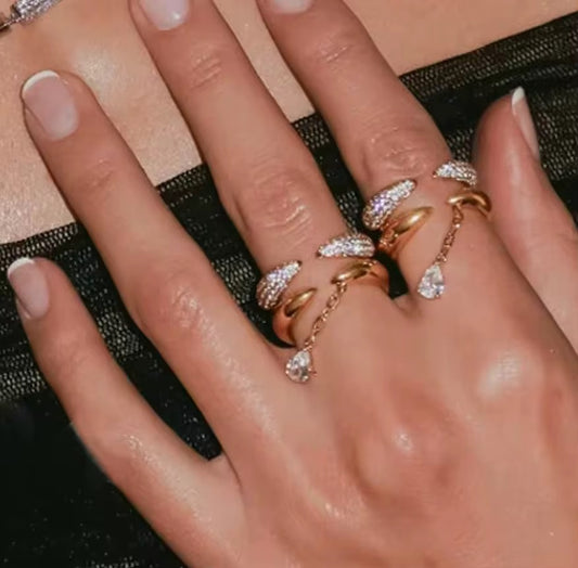 Linked Tear Ring
