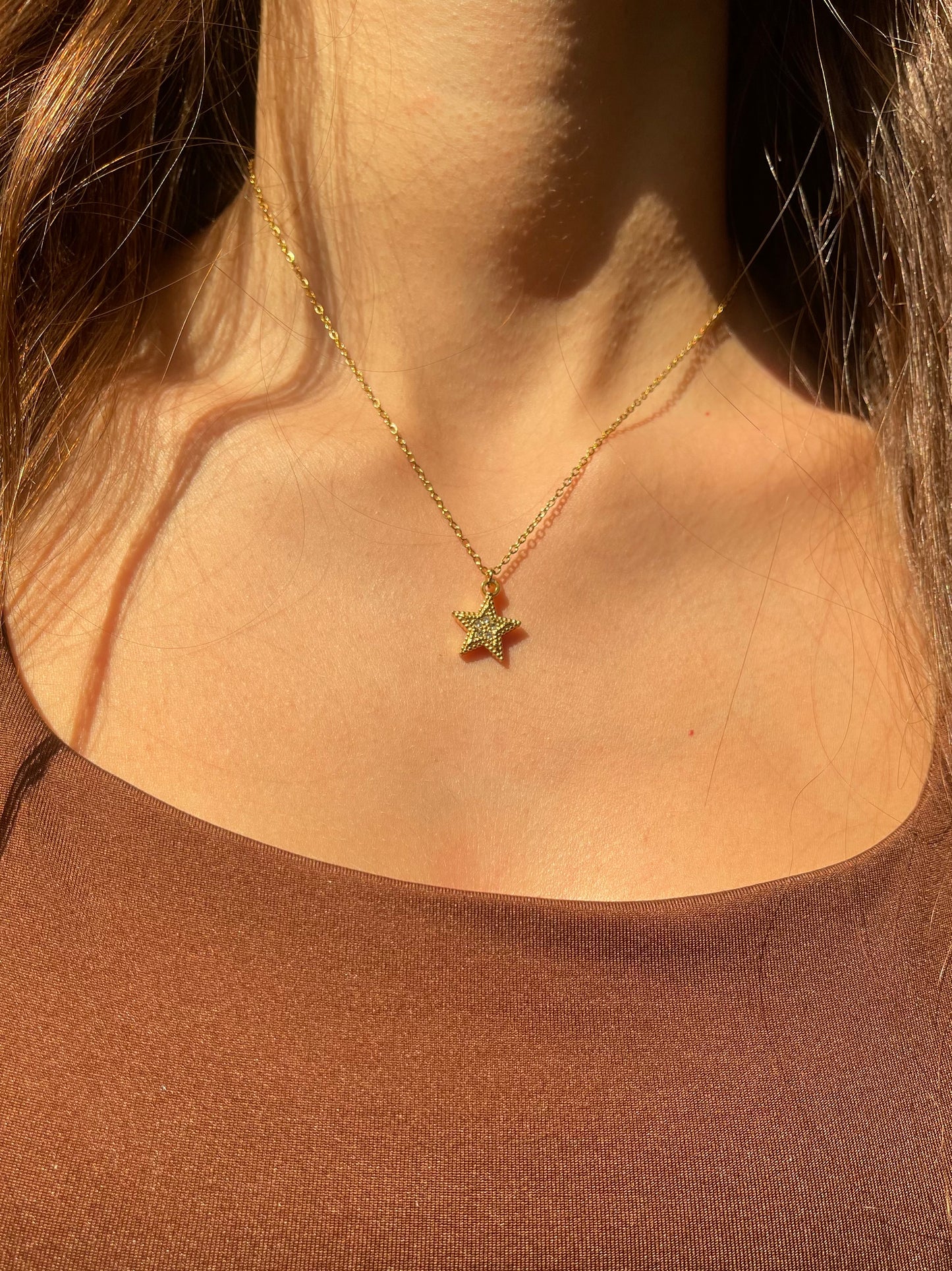 Golden Star Necklace