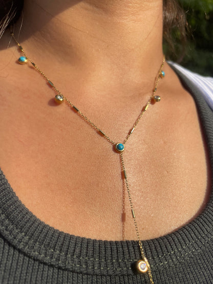 Blues V Necklace