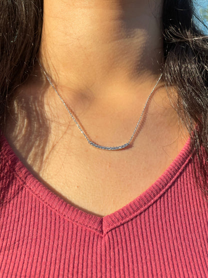 Vionne Silver Tennis Necklace