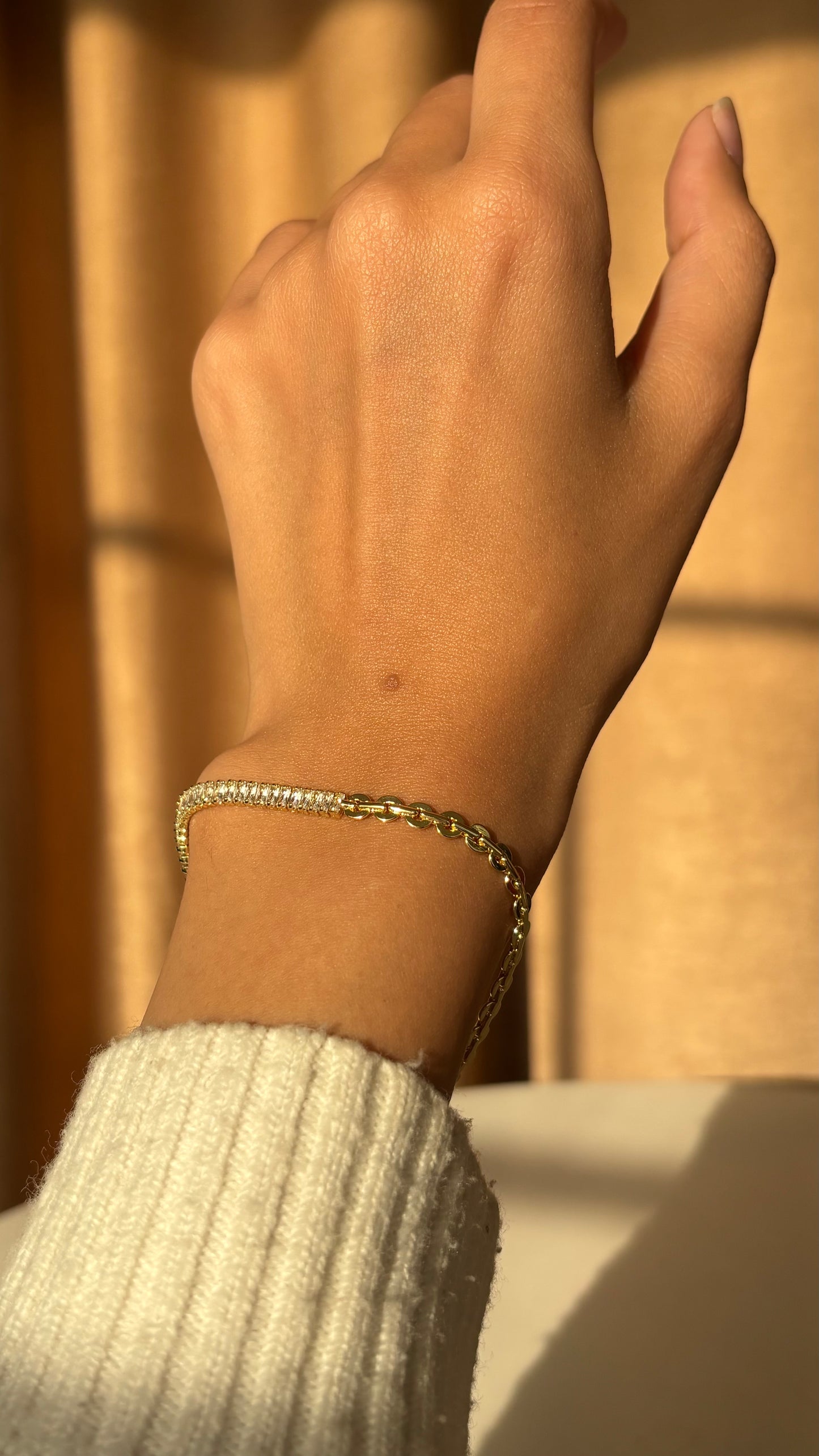 Baguette Half Tennis Bracelet