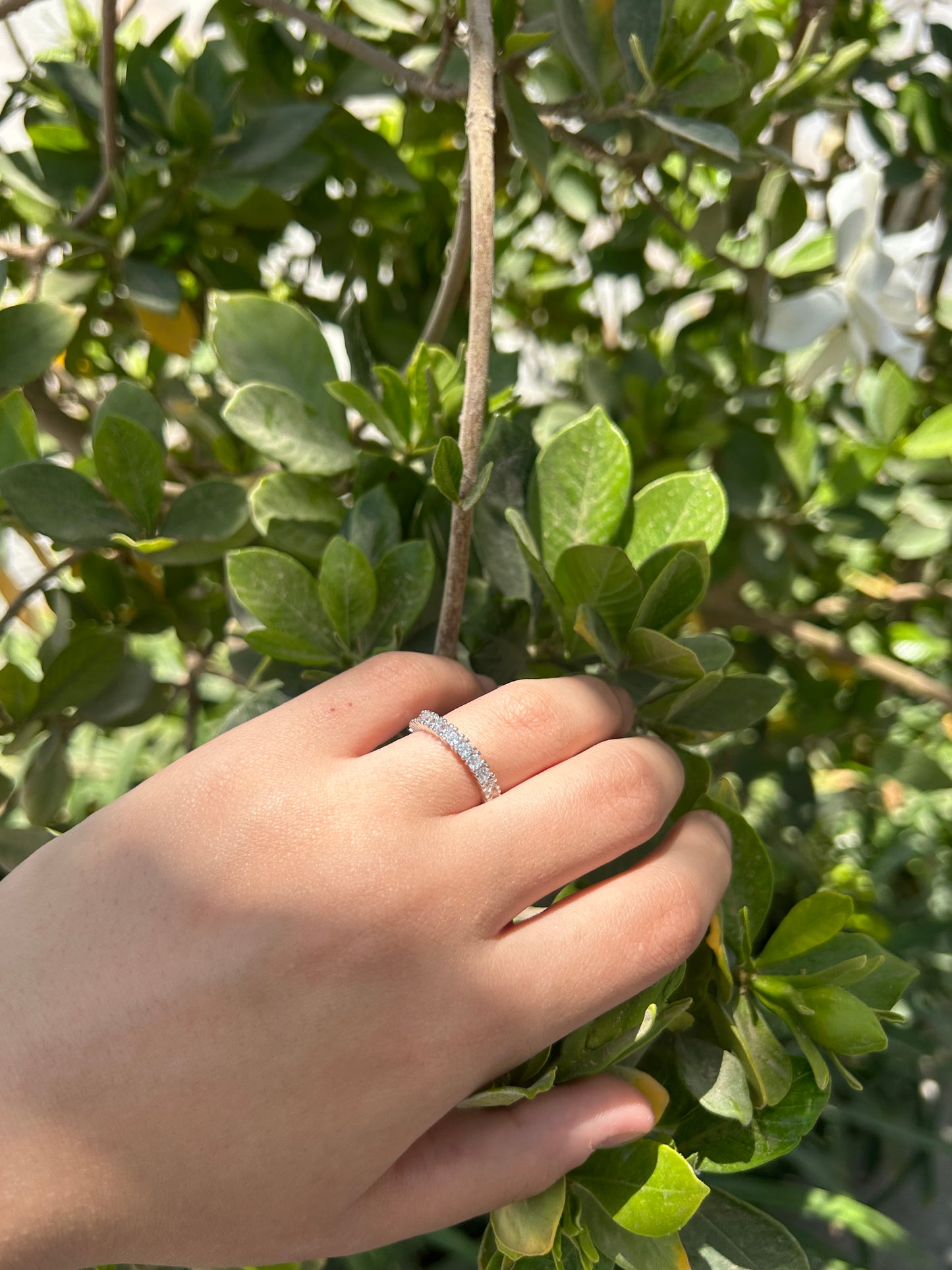 Tennis Silver Ring
