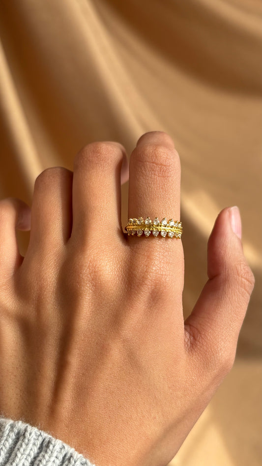Glitter Band Ring