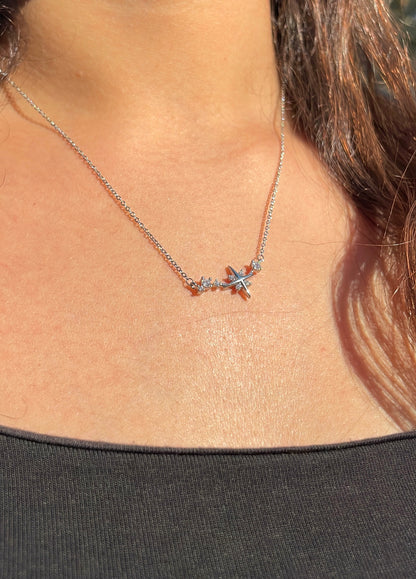 Mini Silver Starburst Necklace