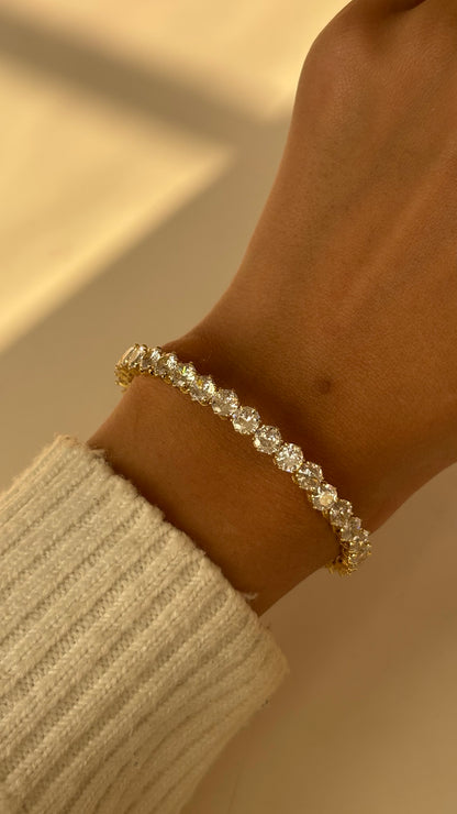 Round Tennis Bangle
