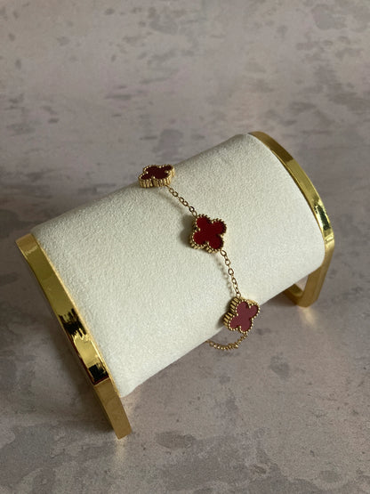 Red Magic Alhambra Bracelet