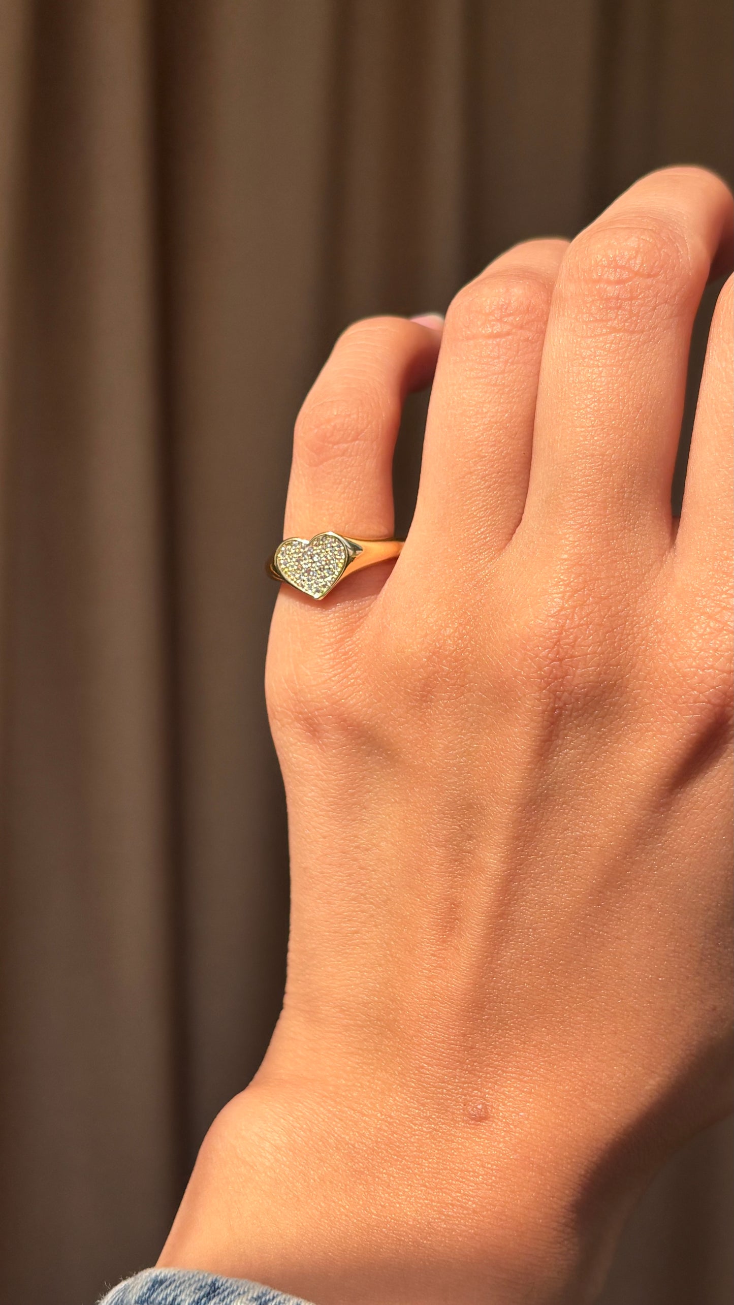 Heart pinky Ring