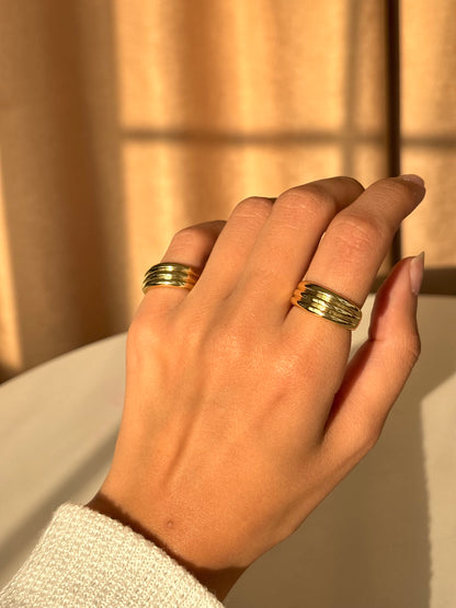 حلقة بيضاوية متعددة الطبقات