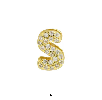 Petite Bubble Initial Necklace