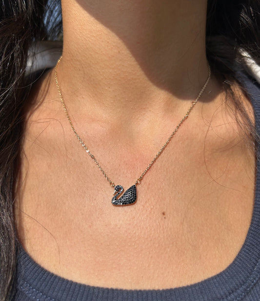 Black Swan Necklace