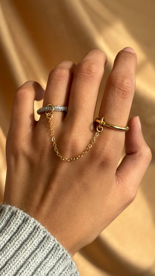 Duo linked souls Ring