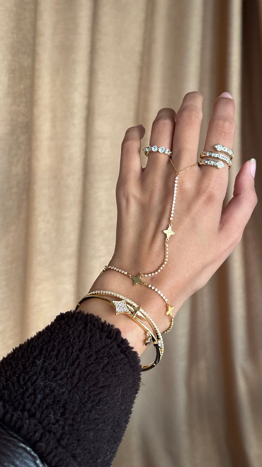 Star Tennis Hand Chain