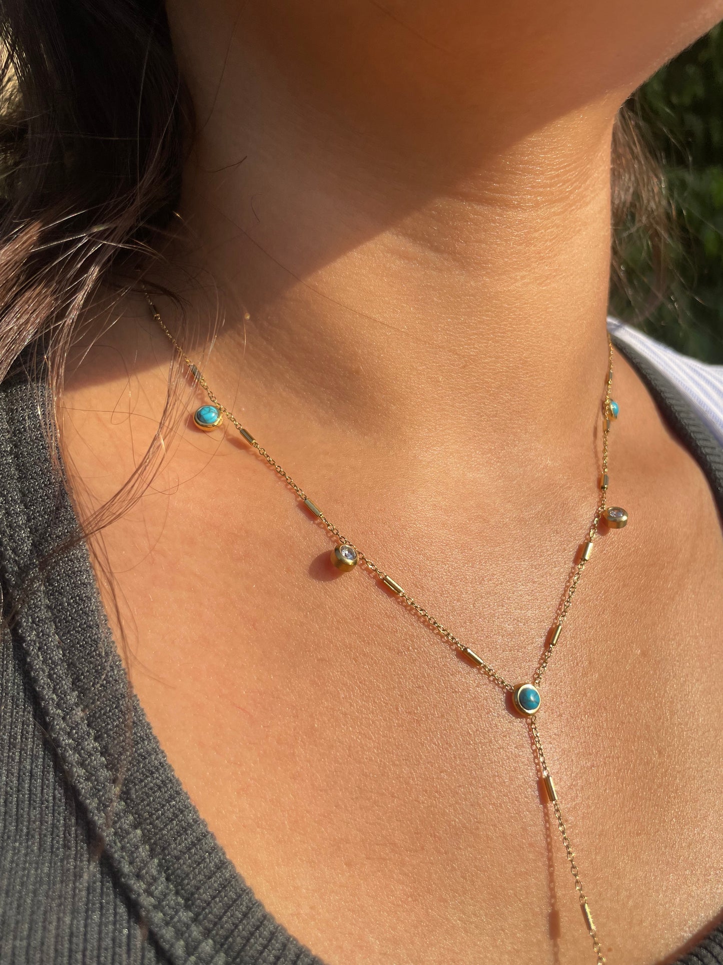 Blues V Necklace