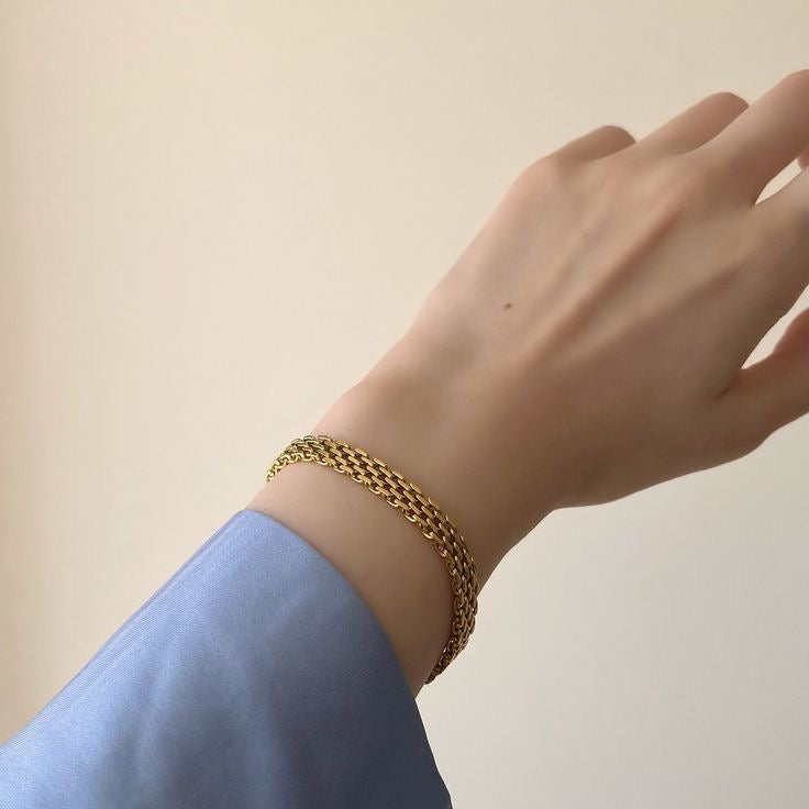 Afra Gold Bracelet