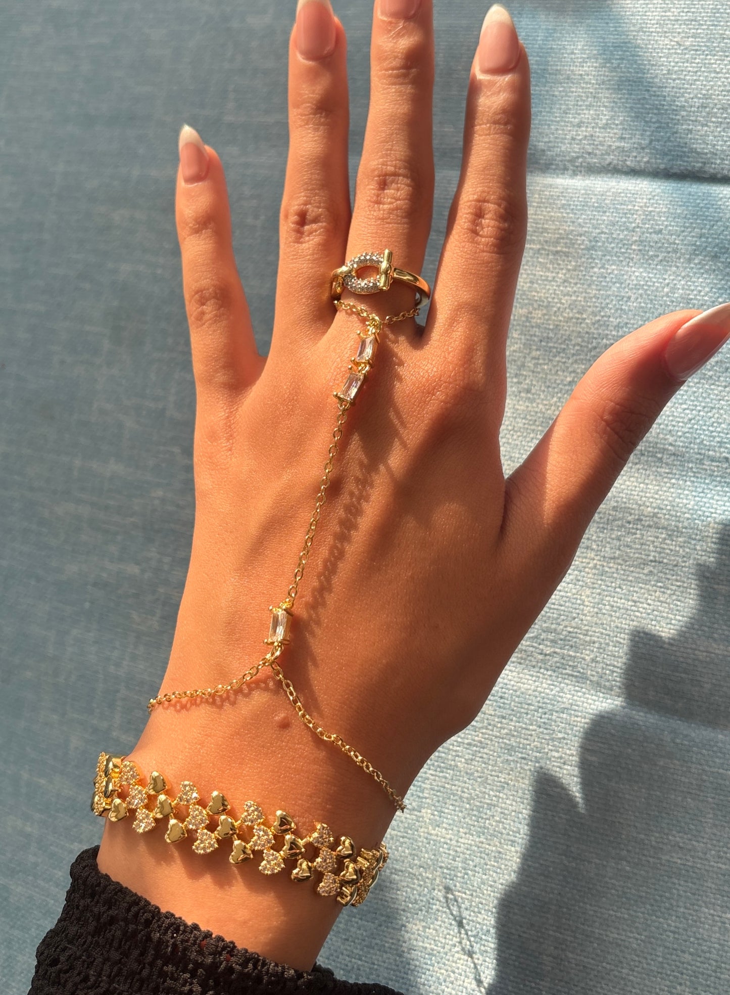 Mini Hearts Bangle