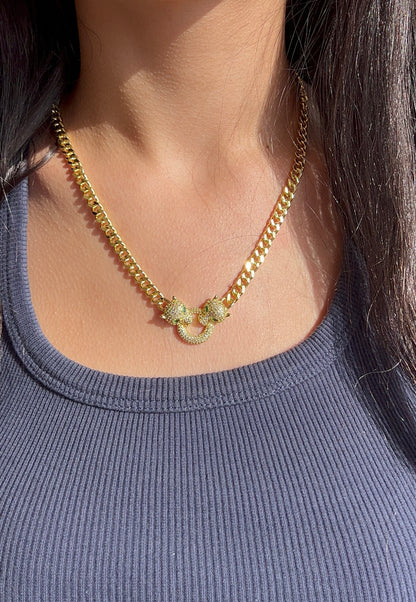 Snake Gold Necklace