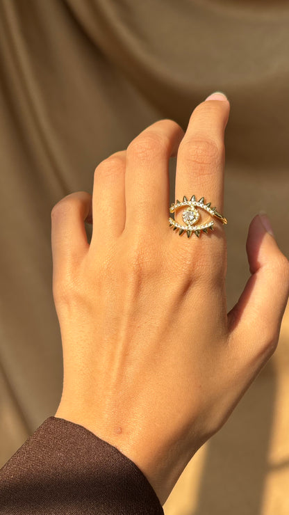 Gaze gold Ring