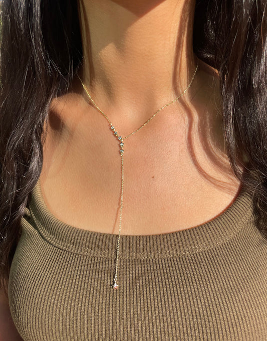 Mini Stars Drop Necklace