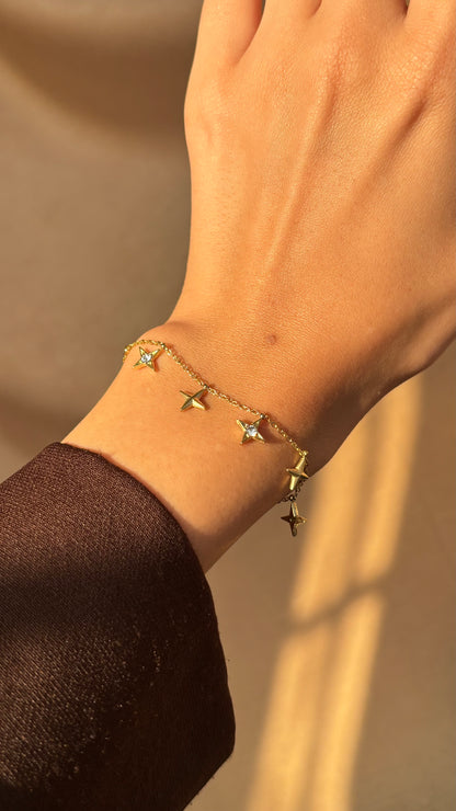 Mini starburst bracelet
