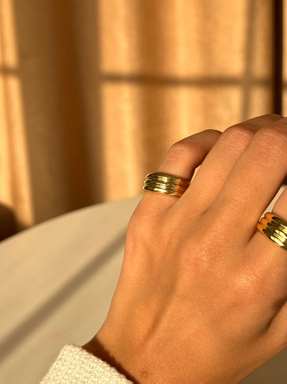 حلقة بيضاوية متعددة الطبقات