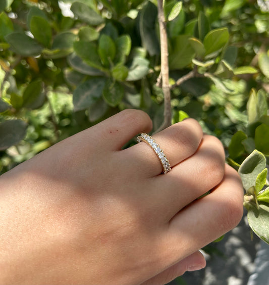 Tennis Gold Ring