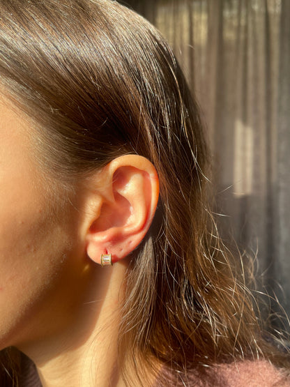 Mini baguette Earrings