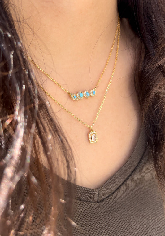Turquoise Layered Necklace
