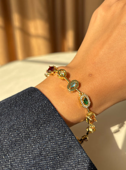 Calira gem bracelet