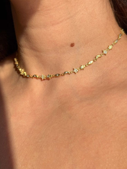 Mini Starry Night  choker