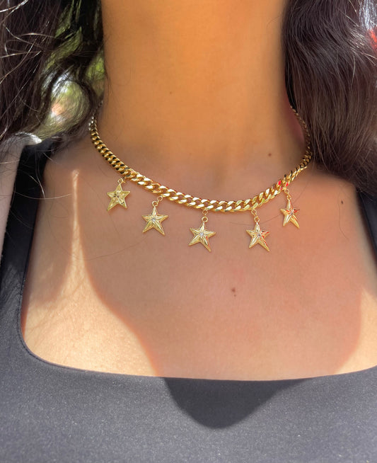 Stars Chain Necklace