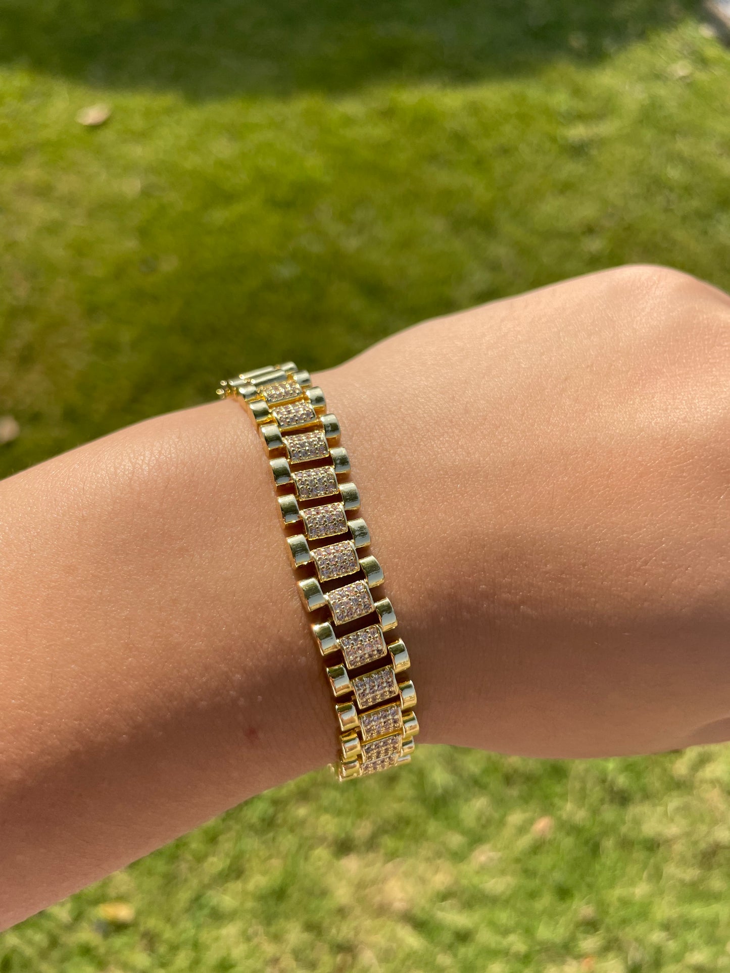 Diamond Watch Bracelet