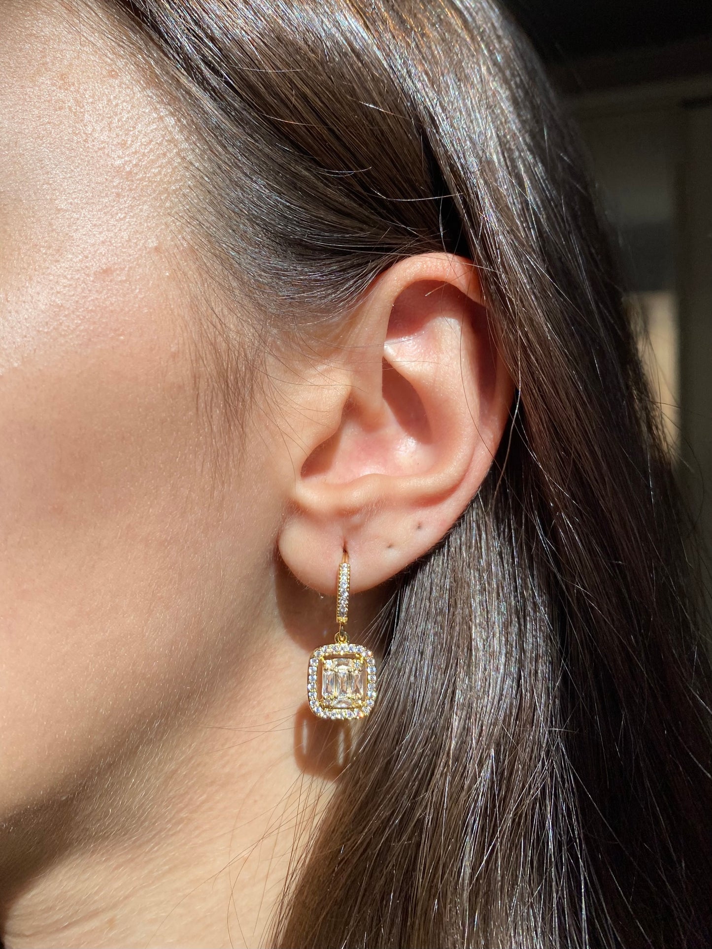 Baguette Glow Earrings