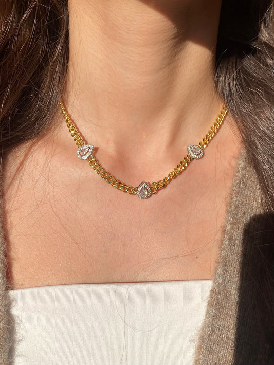 Pear Chain Necklace