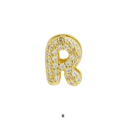 Petite Bubble Initial Necklace