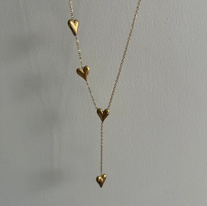 Long Heart Necklace