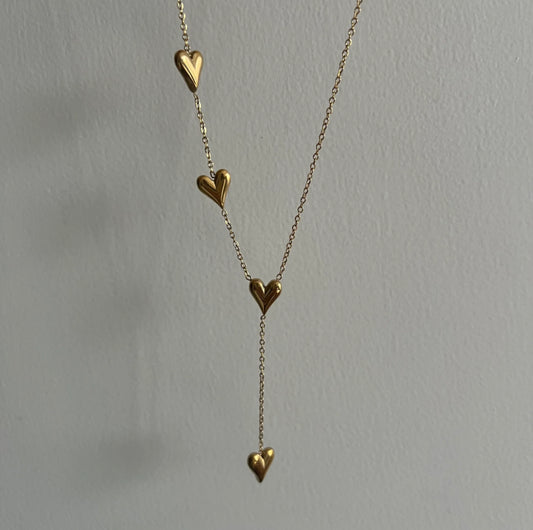 Long Heart Necklace